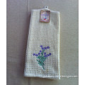 Home Textile Microfiber 100% Cotton Tea Towels with Embroidery